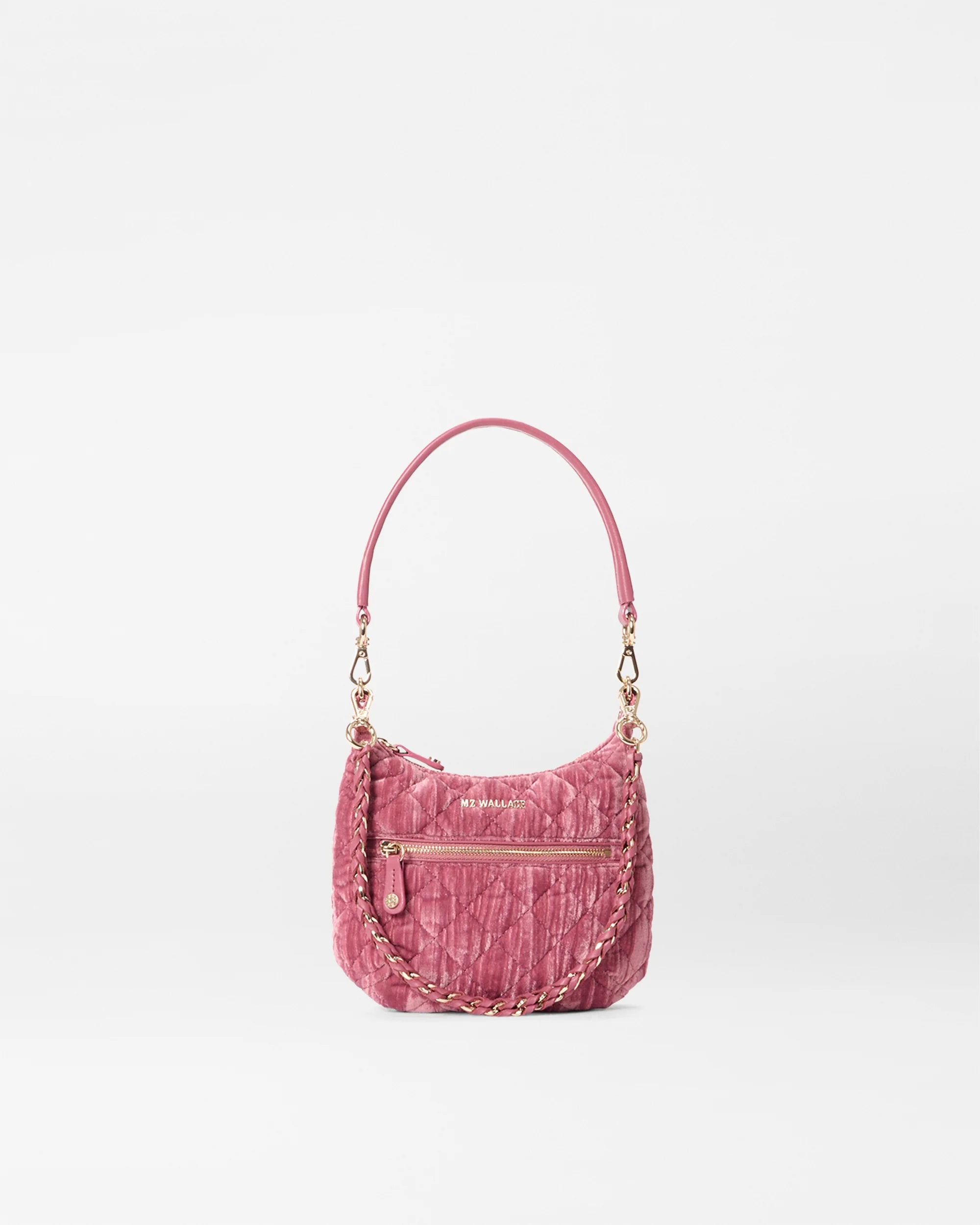 Mini Stud Crosby Sienna, Black Suede
