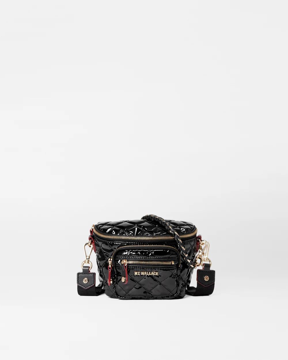 MZ WALLACE MICRO CROSBY SLING BLACK LACQUER – Paul Karaz Shoes MZ WALLACE MICRO CROSBY SLING BLACK LACQUER – Paul Karaz Shoes