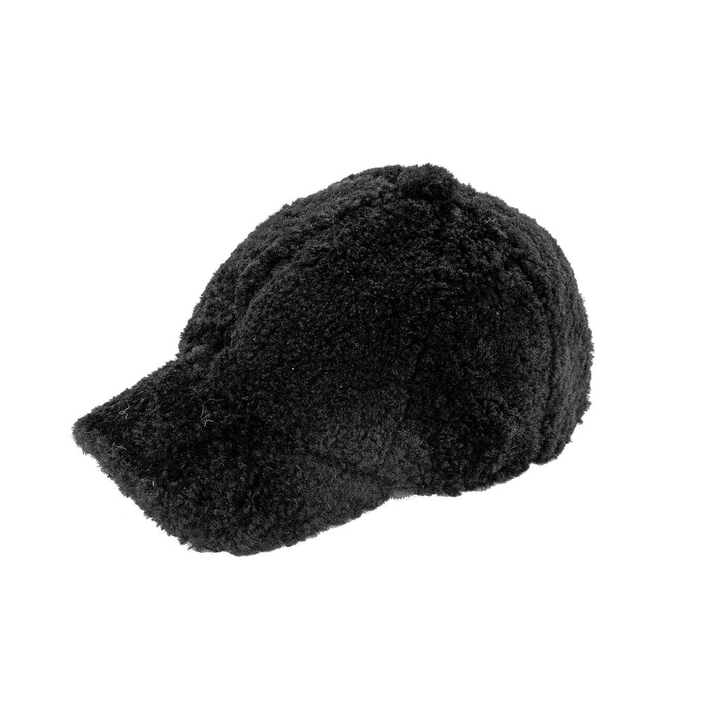 Mitchie’s Black Lamb Adjustable Driving Cap NWT Mitchie main image 4