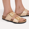 Birkenstock | Sydney Luxe Buckle | Patent Sand