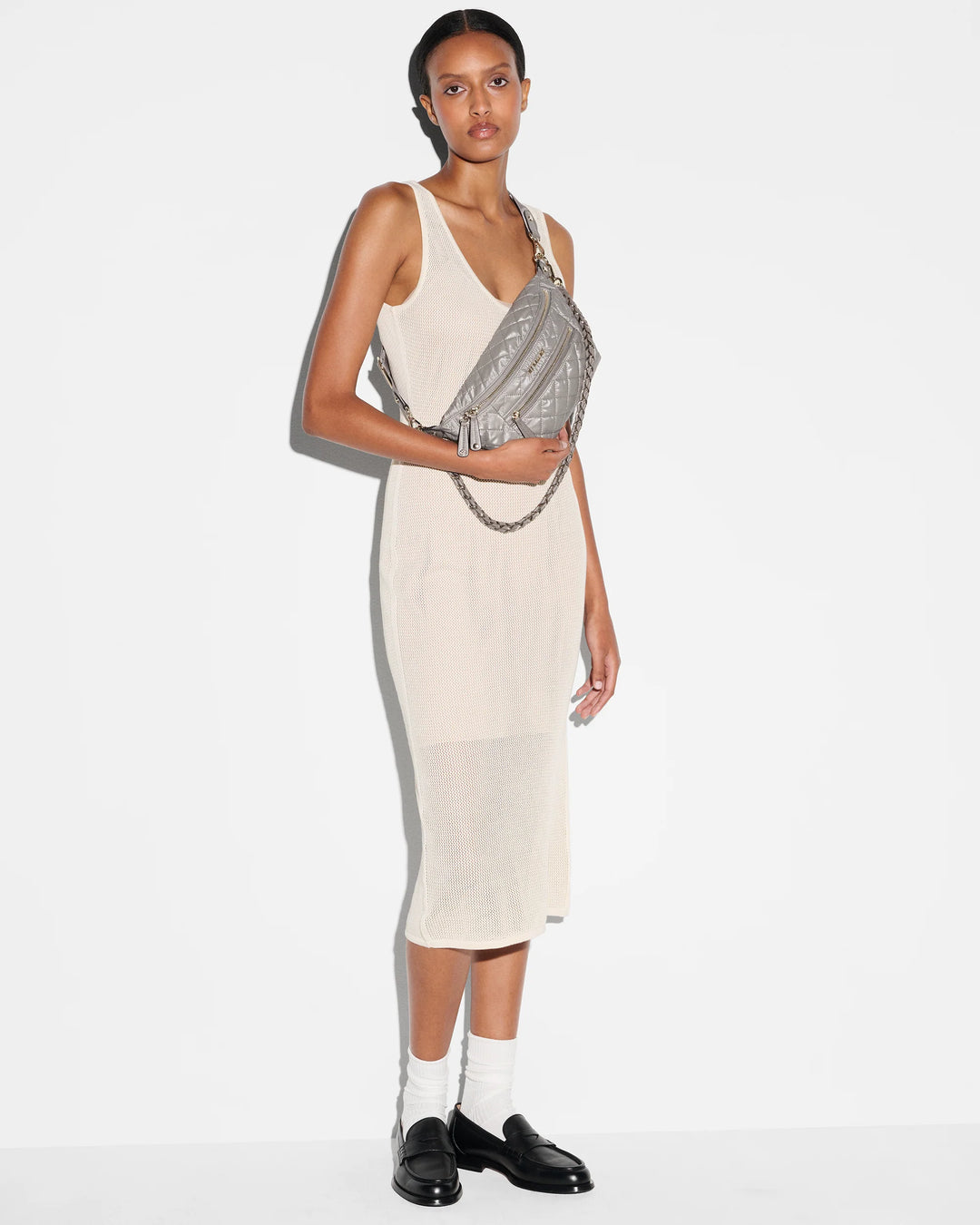 Small Crosby Crossbody Sling | Sable Pearl Metallic – Paul Karaz Shoes