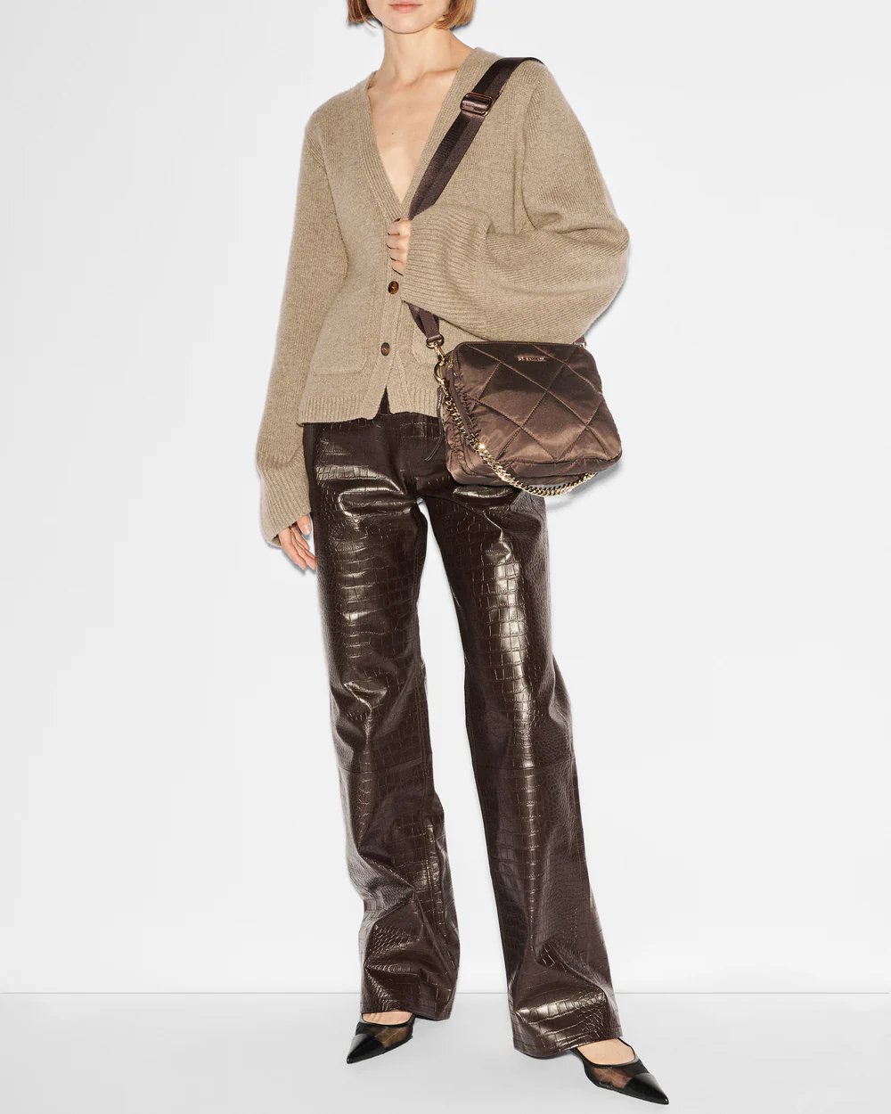 Madison Crossbody | Walnut – Paul Karaz Shoes